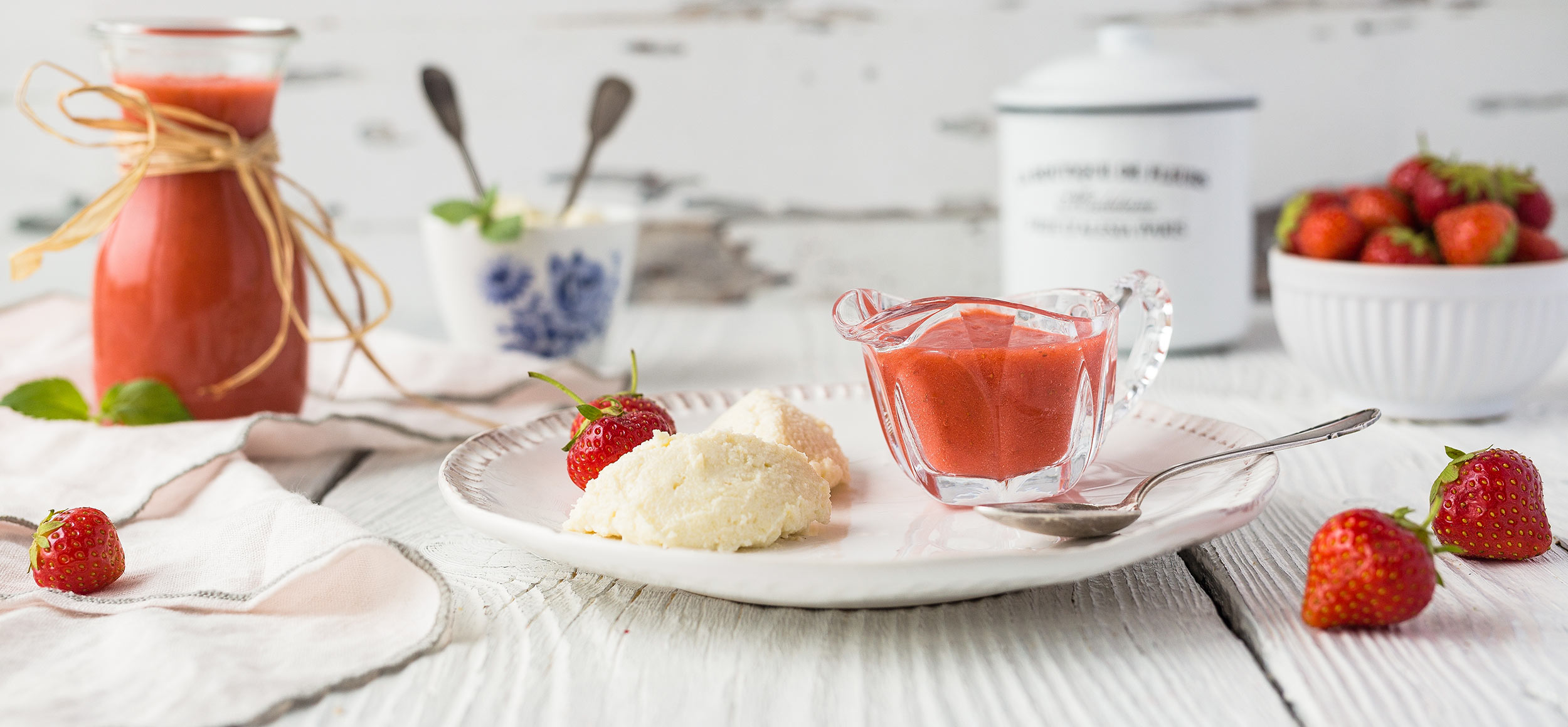 Cold Strawberry Soup with Semolina Gnocchi | Recipe - HERMESETAS AU
